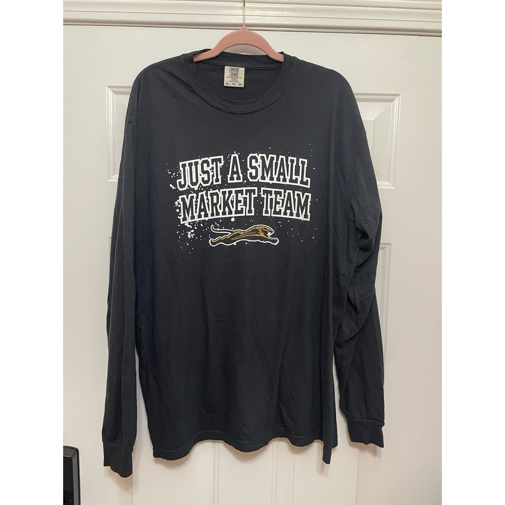 Jacksonville Jaguars Comfort Colors Small Market Team Long Sleeve T Shirt XL NFL